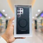 JINDUK Magsafe Stand Lather Case for Samsung