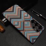 Metal Lens Carbon Fiber Texture Magsafe Case For Samsung