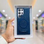 JINDUK Magsafe Stand Lather Case for Samsung