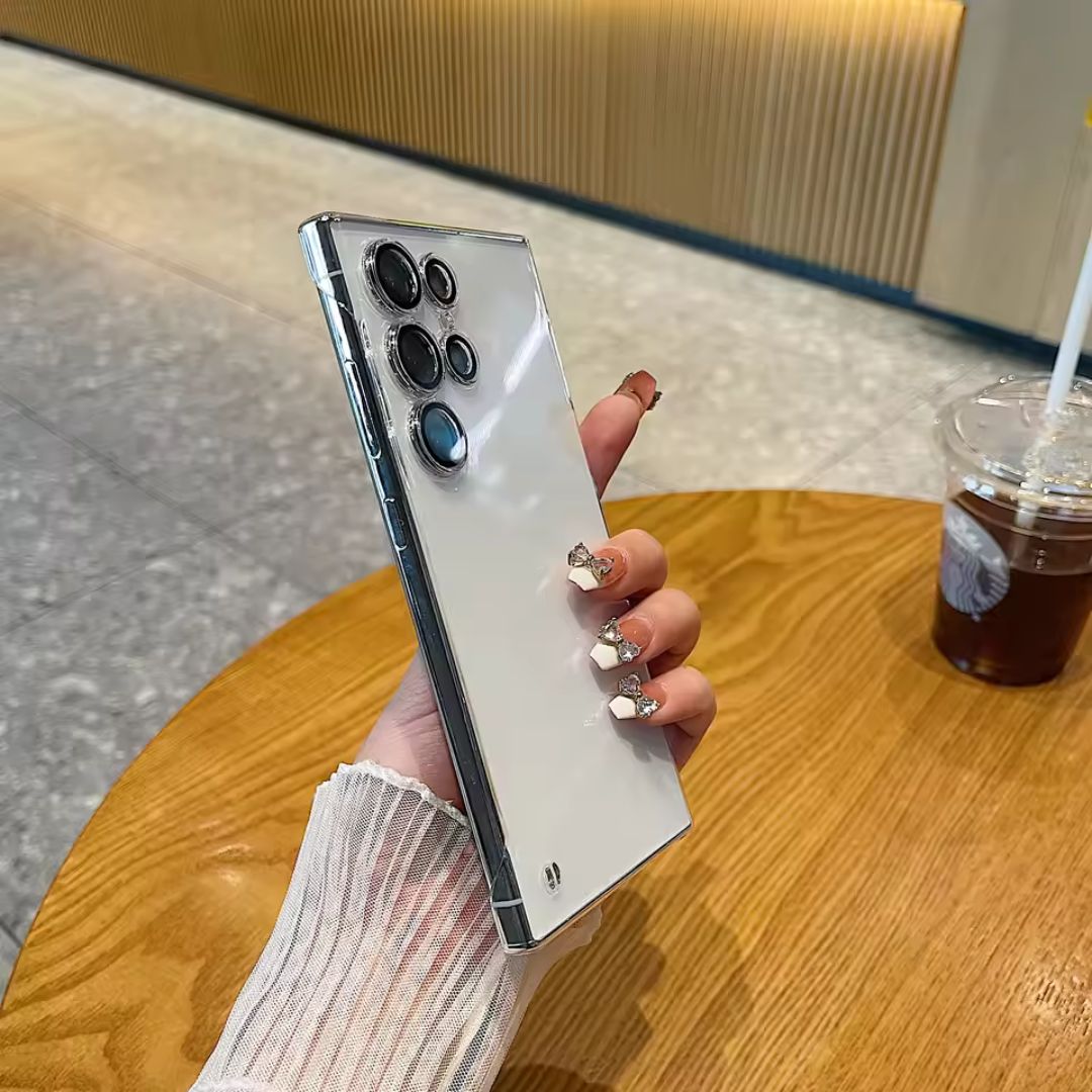 Transparent Camera Protection Frameless Case For Samsung Galaxy