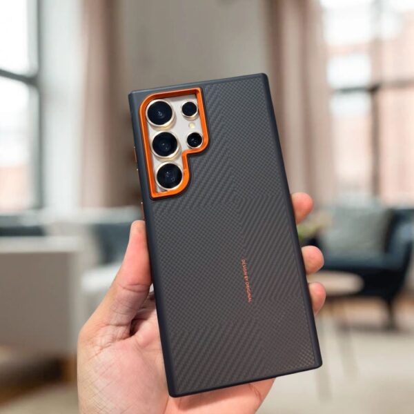 Carbon Fiber Texture Case for Galaxy Ultra Series 3