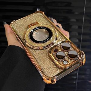 Luxury Gold Plating Glittering Shiny iPhone Case