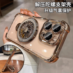 Rotating Gyro Bracket Plating Holder Stand Case. Gadgetful BD