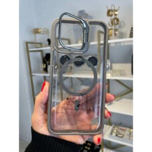 Metal Camera Stand With Free Lense Protector Case For iPhone