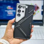 Premium Samsung Polding Stand Case with Camera Bumper