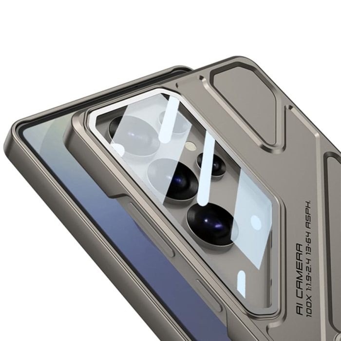 Premium Samsung Polding Stand Case with Camera Bumper