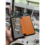 Samsung Electroplated Transparent Leather Magsafe Case - Image 5