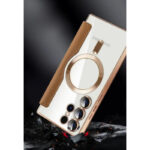 Samsung Electroplated Transparent Leather Magsafe Case - Image 6
