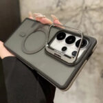 Premium Camera Stand Metal Case for Samsung - Image 2