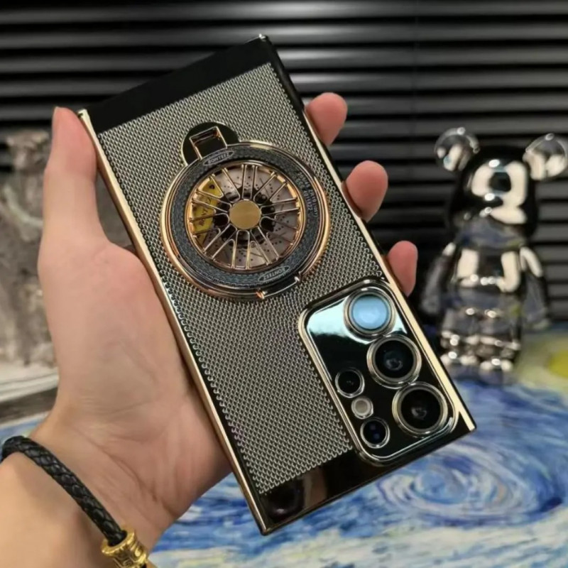 Spinner Heat Dissipation Kickstand Case For Samsung