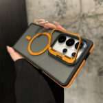 Premium Camera Stand Metal Case for Samsung